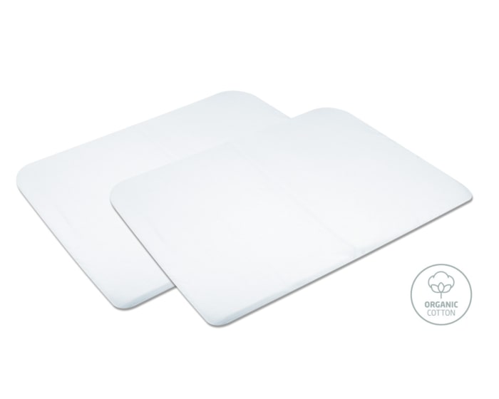MC2603_2024_maxicosi_homeequipment_bedaccessories_logo_organic_swift_toddler_bedsheets_white_3qrt